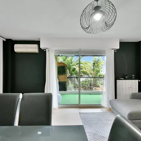 Le Sun Valley - Videoprojecteur Et Terrasse Zen Appartement Cannes