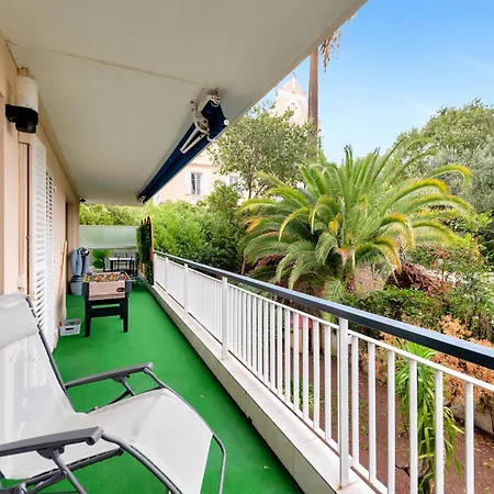 Appartement Le Sun Valley - Videoprojecteur Et Terrasse Zen Cannes