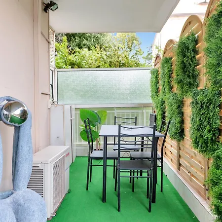 Le Sun Valley - Videoprojecteur Et Terrasse Zen Appartement Cannes
